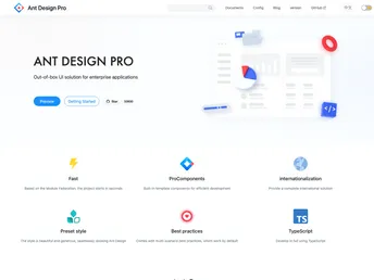 Ant Design Pro screenshot