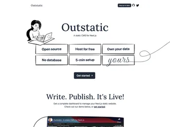 Outstatic screenshot