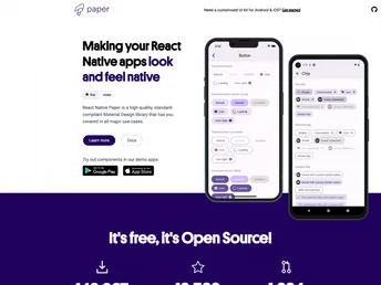 React Native Paper screenshot