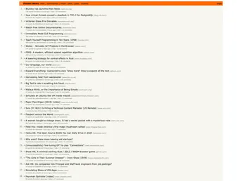 Hackernews Remix React screenshot