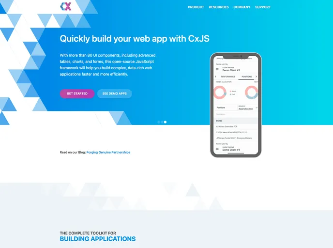 Cxjs screenshot