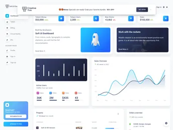 Soft Ui Dashboard React screenshot