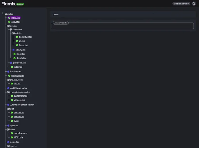 Interactive Remix Routing screenshot