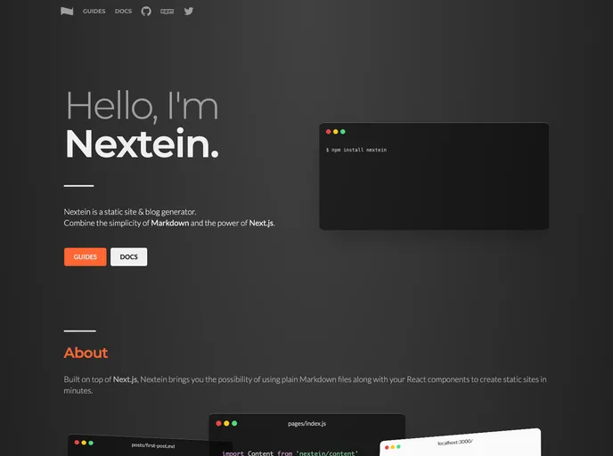 Nextein screenshot