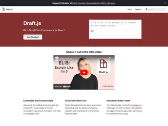 Draft Js screenshot