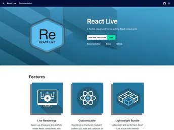 React Live screenshot