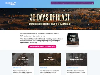 30 Days Of React screenshot