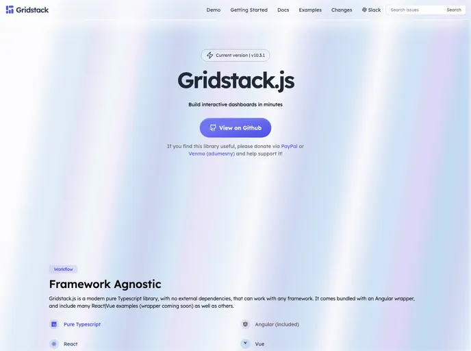 Gridstack.js screenshot