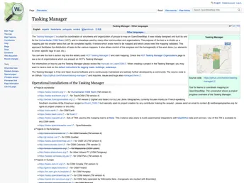 Tasking Manager screenshot