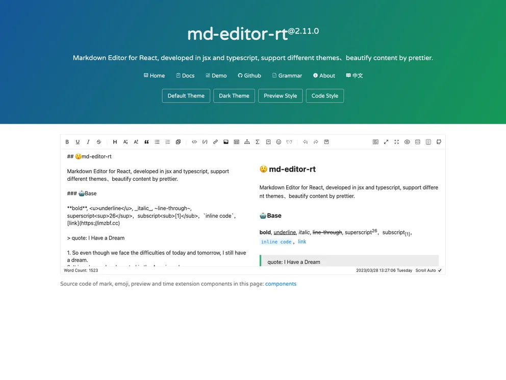 Md Editor Rt screenshot