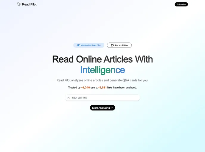 Readpilot screenshot