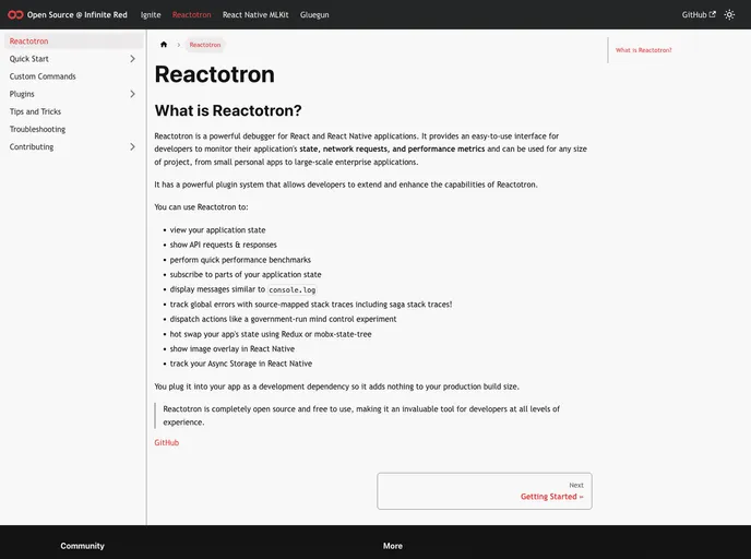 Reactotron screenshot