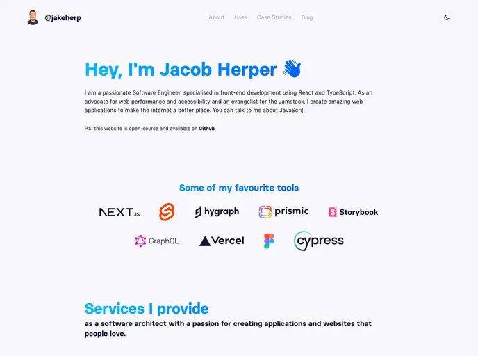 Portfolio screenshot