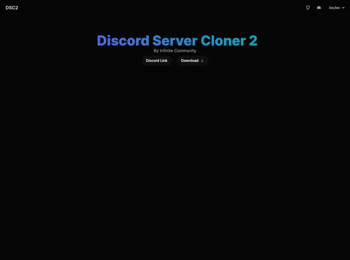 Discord Server Cloner2web screenshot