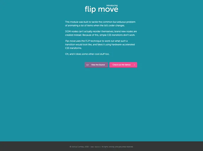 React Flip Move screenshot