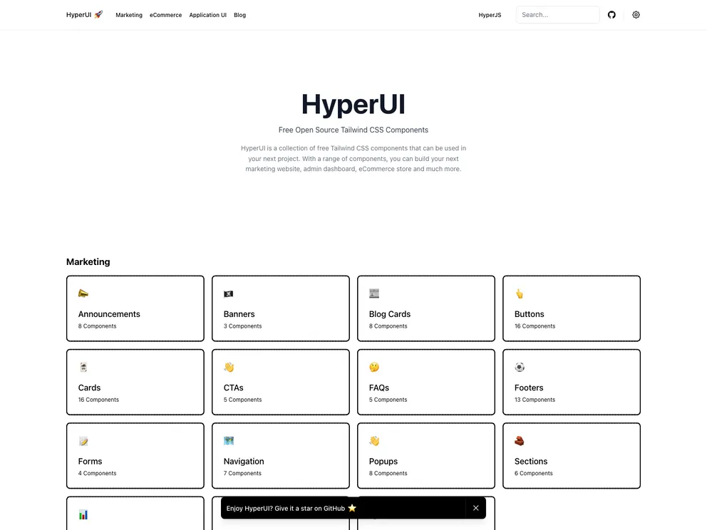 Hyperui screenshot