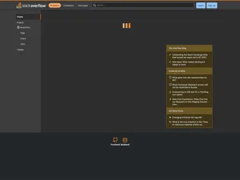 Stackoverflow Clone Frontend screenshot