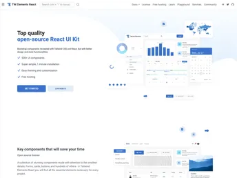 TW Elements React screenshot