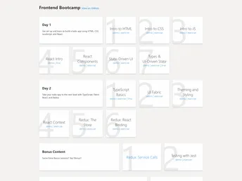 Frontend Bootcamp screenshot