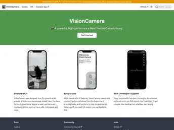 React Native Vision Camera screenshot