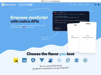 NativeScript screenshot