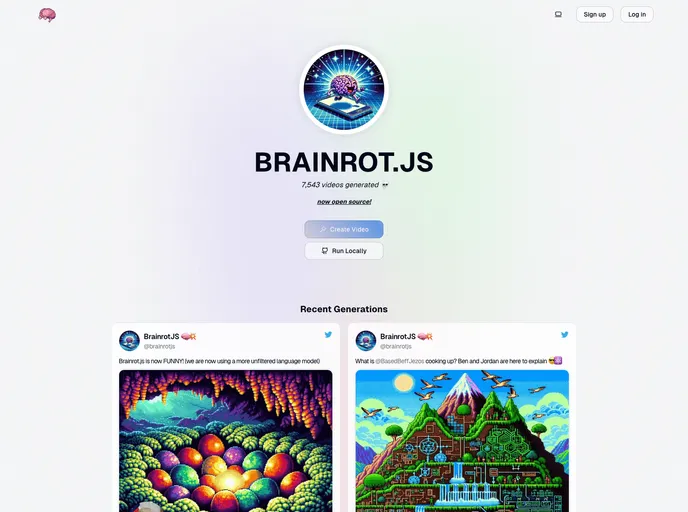 Brainrot.js screenshot