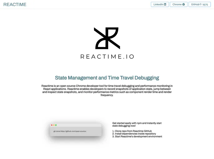 Reactime screenshot