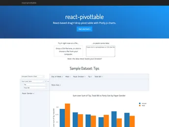 React Pivottable screenshot