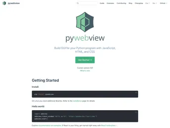 Pywebview React Boilerplate screenshot