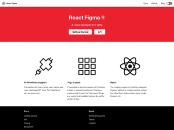 React Figma screenshot