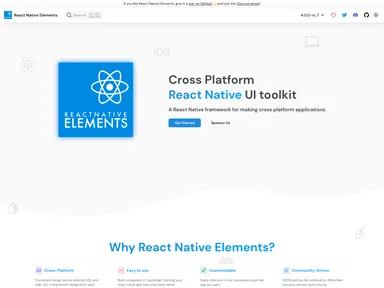 React Native Elements App screenshot