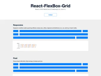 React Flexbox Grid screenshot