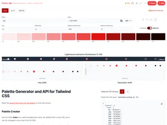 Tints.dev screenshot