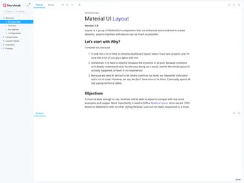 Mui Layout screenshot