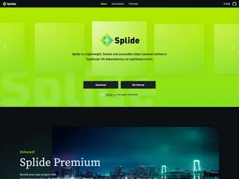 Splide screenshot