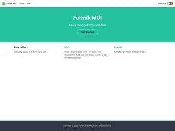 Formik Mui screenshot