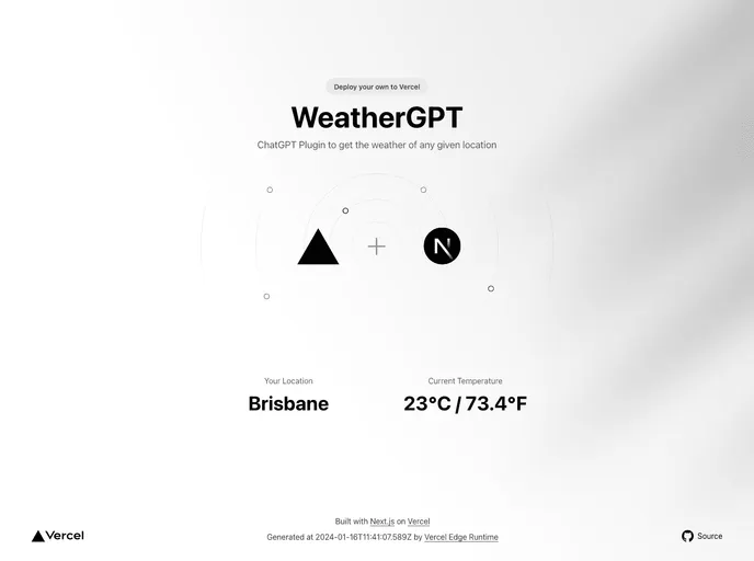 Weathergpt screenshot