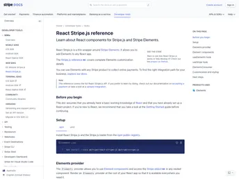 React Stripe Js screenshot