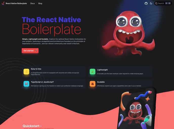 React Native Boilerplate screenshot