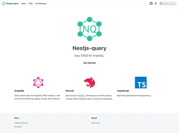 Nestjs Query screenshot