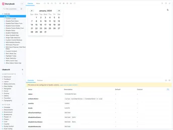 Datepicker screenshot