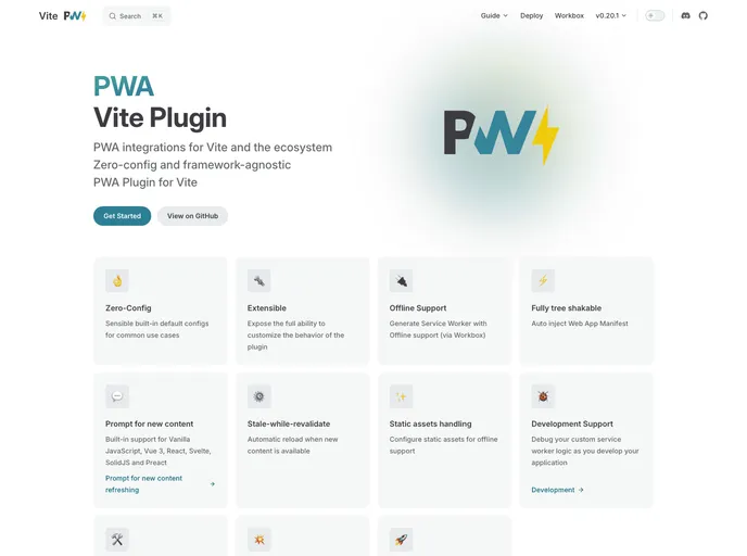 Vite Plugin Pwa screenshot