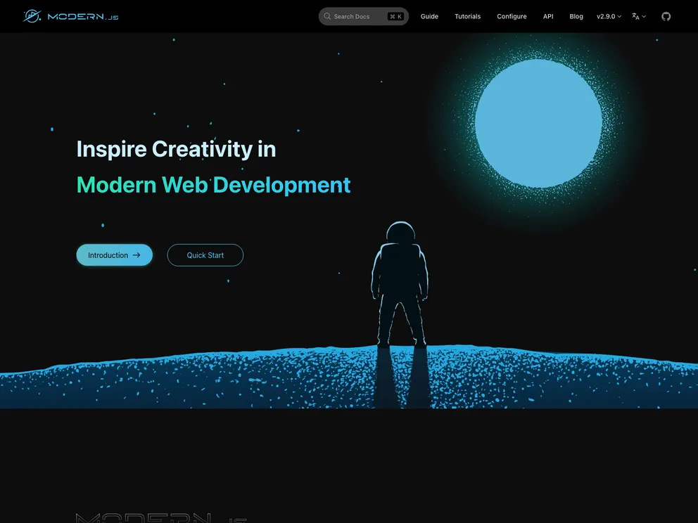 Modern.js screenshot