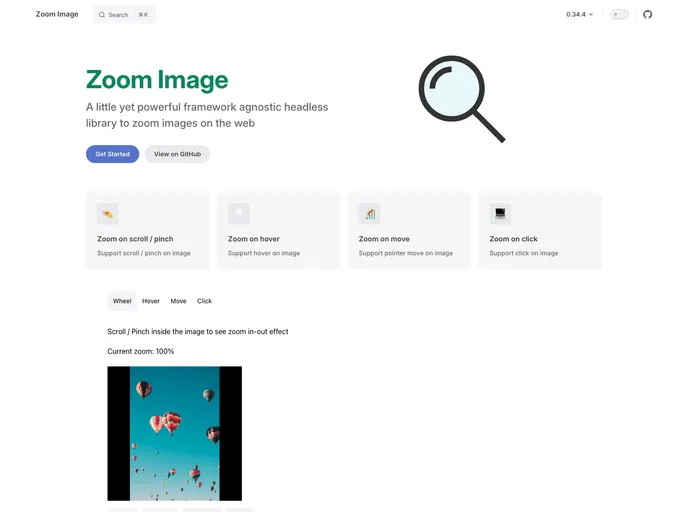 Zoom Image screenshot